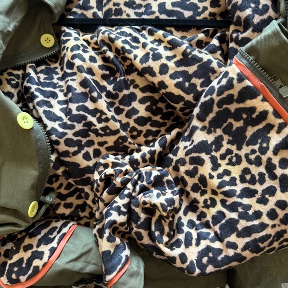 Olive Green Sequin Embellished Jacket - Picture 8 of 8